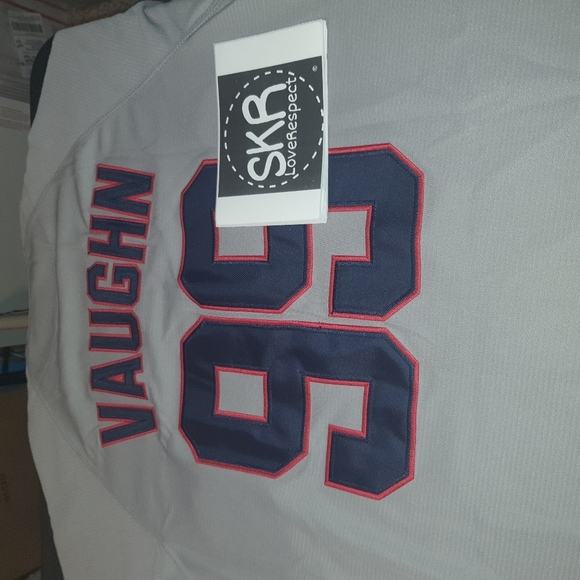 New Cleveland Baseball Major League Rick Vaughn Jersey Gray Multiple Sizes - Picture 6 of 6